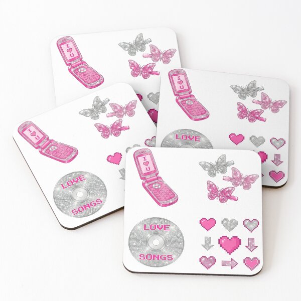 Item preview, Y2K Aesthetic Pink Glitz and Bling Sticker Set designed and sold by NonditStudio.