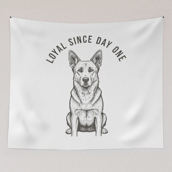 Item preview, Loyal Since Day One Dog  Vintage Loyal Dog Tee designed and sold by DIRTYSKETCHH.