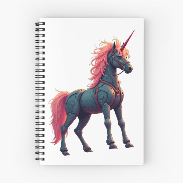Item preview, Retro Unicorn Robot - Medieval Vibe designed and sold by SpektroDesign.