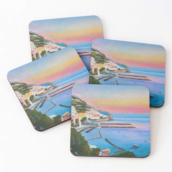 Item preview, Amalfi Mediterranean Sunset Italy designed and sold by Dai Wynn Fine Art.