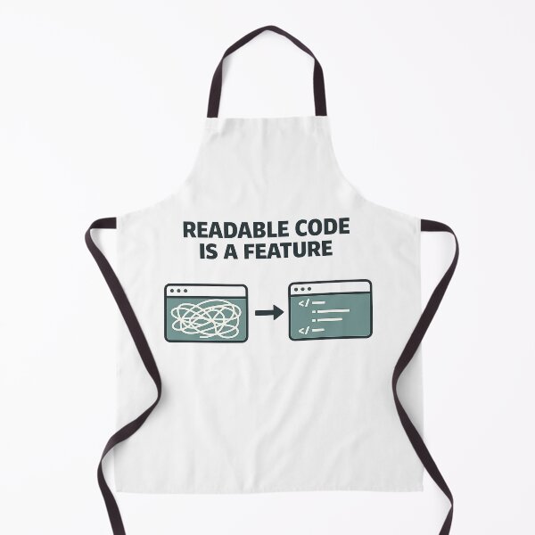 Item preview, Readable Code Is a Feature – Developer Design with Visual Metaphor designed and sold by techy-rrr.