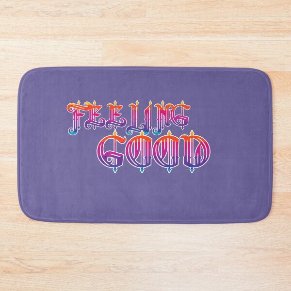 Item preview, Feeling Good - Psychedelic Groovy Gradient Text on Black designed and sold by Uceepeace.