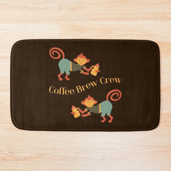 Item preview, Coffee Brew Crew Funny Monkey designed and sold by Sachie's Studio.