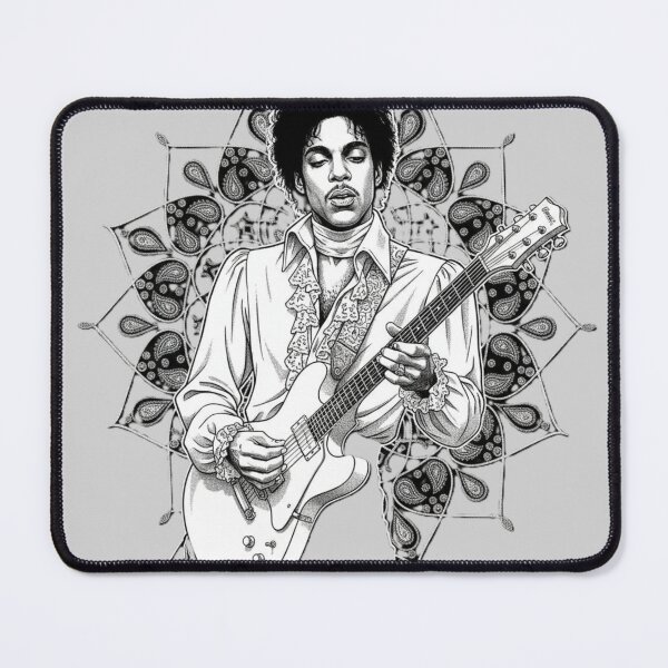 Item preview, Purple Majesty – High-Fidelity Prince Inspired Pop Funk Icon Art designed and sold by Fallen Ink.