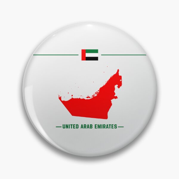 Item preview, UAE Pride, Minimalist Map & Flag Design designed and sold by mashmosh.