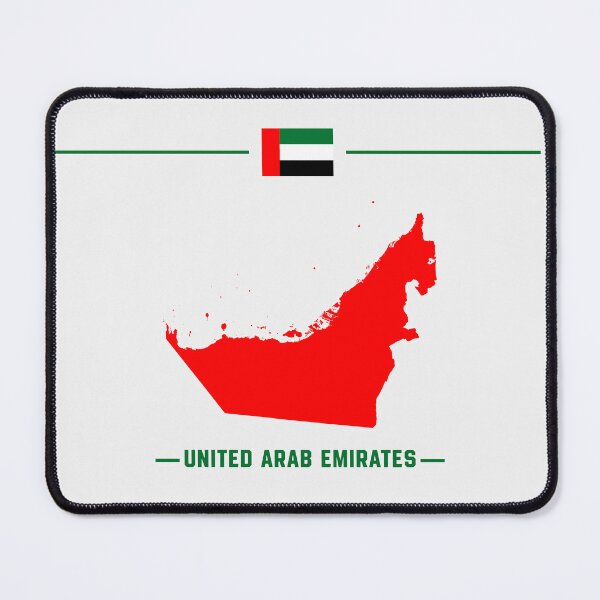 Item preview, UAE Pride, Minimalist Map & Flag Design designed and sold by mashmosh.