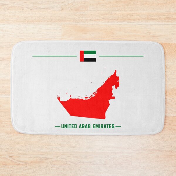 Item preview, UAE Pride, Minimalist Map & Flag Design designed and sold by mashmosh.
