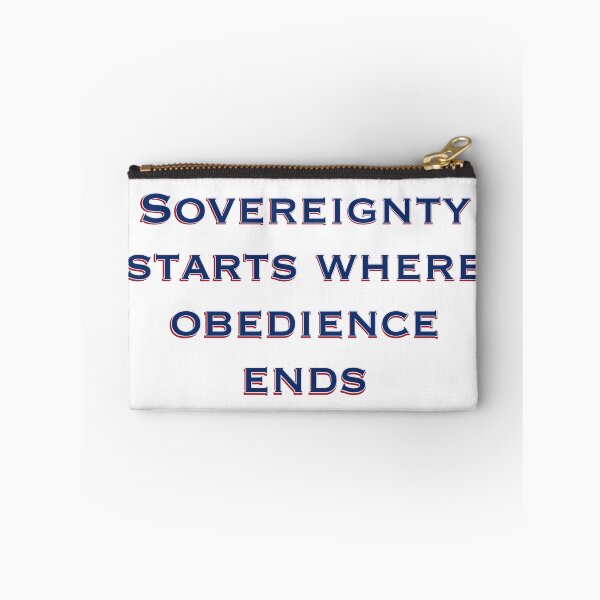 Item preview, Sovereignty Starts Where Obedience Ends designed and sold by aadventures.