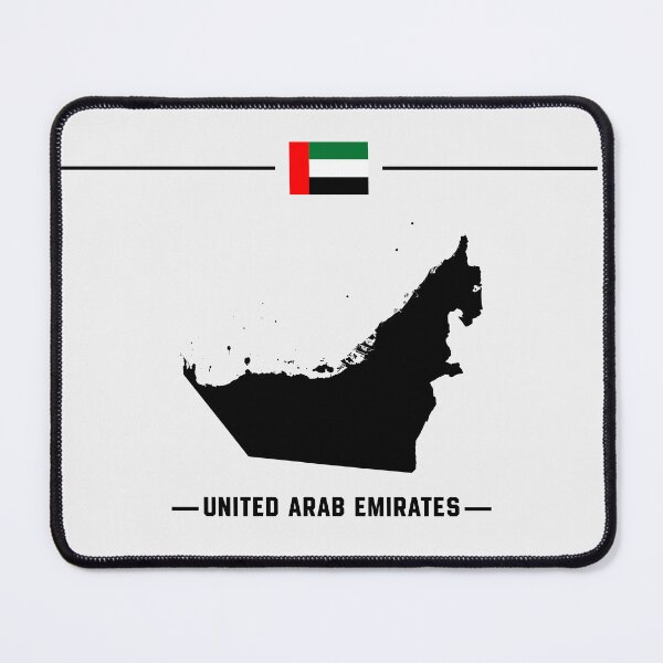Item preview, UAE Flag & Map Silhouette - Proud Emirati Pride Heritage designed and sold by mashmosh.