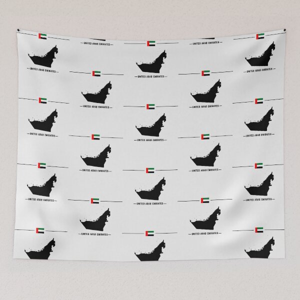 Item preview, UAE Flag & Map Silhouette - Proud Emirati Pride Heritage designed and sold by mashmosh.