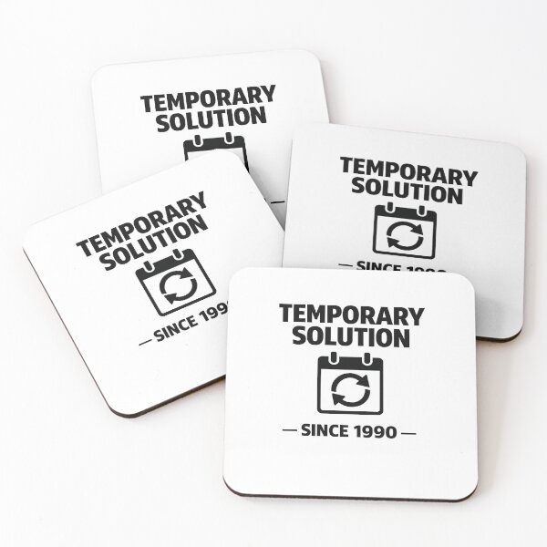 Item preview, Temporary Solution Since 1990 – Developer Reality Design designed and sold by techy-rrr.
