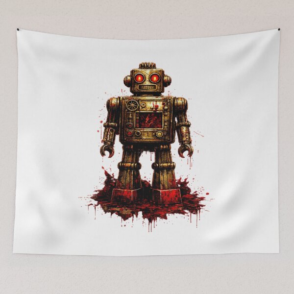 Item preview, robot vintage designed and sold by Apocalyptik Designs .