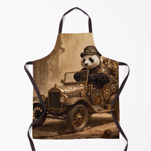 Item preview, Steampunk Panda  designed and sold by Whimsical Art by Angela.
