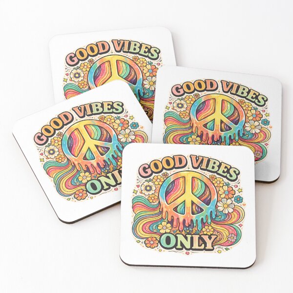 Item preview, Good Vibes Only – Retro Groovy Positive Quote designed and sold by Radgraphic.