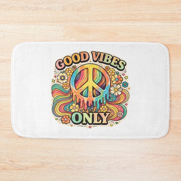 Item preview, Good Vibes Only – Retro Groovy Positive Quote designed and sold by Radgraphic.