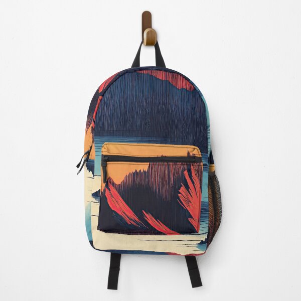 Item preview, Glitched Mountains Over Still Water designed and sold by RobotKiller128.