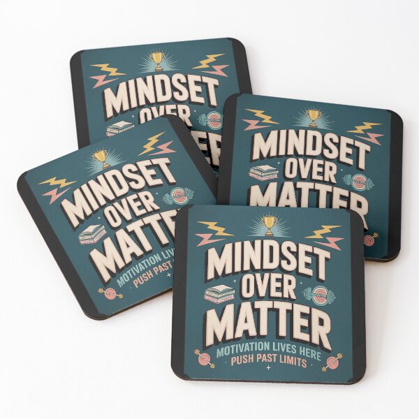 Item preview, Mindset Over Matter Motivation Lives Here Push Past Limits designed and sold by SignaturalGen.