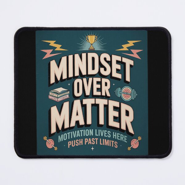Item preview, Mindset Over Matter Motivation Lives Here Push Past Limits designed and sold by SignaturalGen.