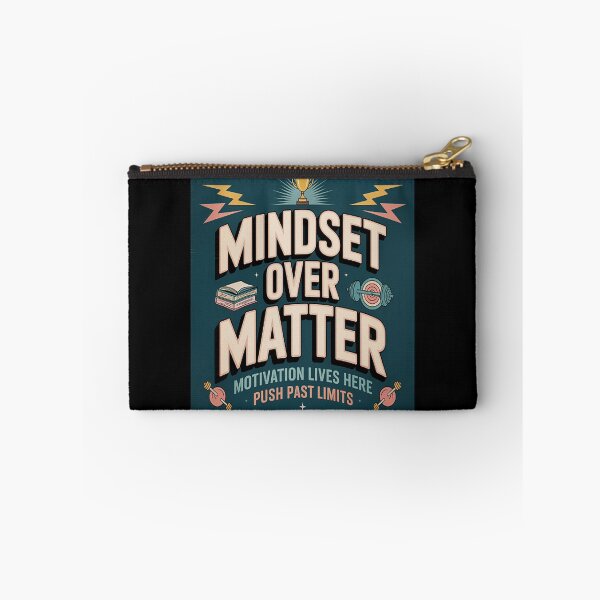 Item preview, Mindset Over Matter Motivation Lives Here Push Past Limits designed and sold by SignaturalGen.