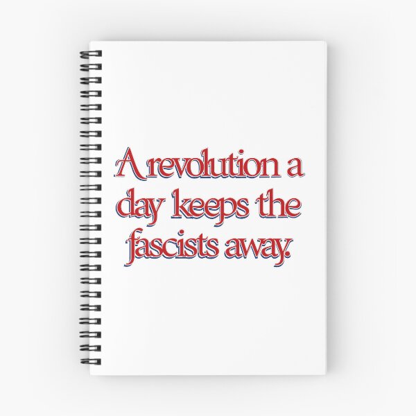 Item preview, A Revolution a Day Keeps the Fascists Away designed and sold by aadventures.