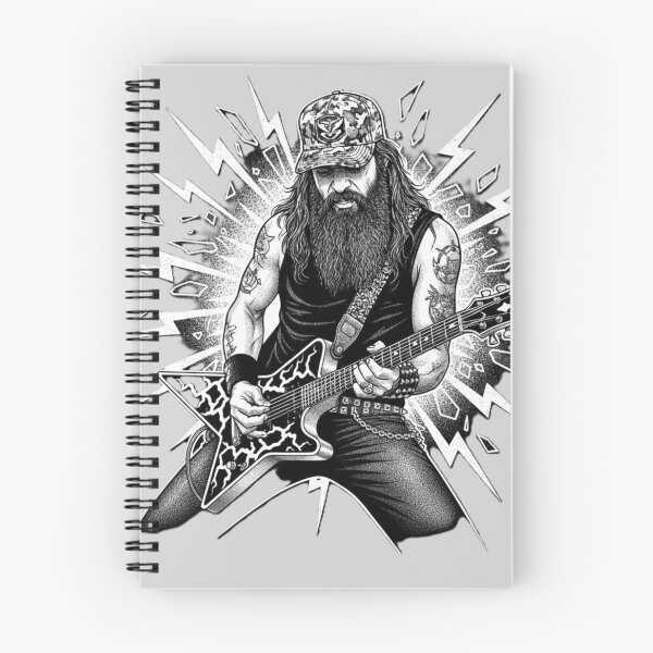 Item preview, Cowboy From Hell – High-Fidelity Dimebag Inspired Metal Guitarist Art designed and sold by Fallen Ink.