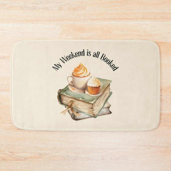 Item preview, My Weekend is All Booked Funny Bookworm designed and sold by Sachie's Studio.