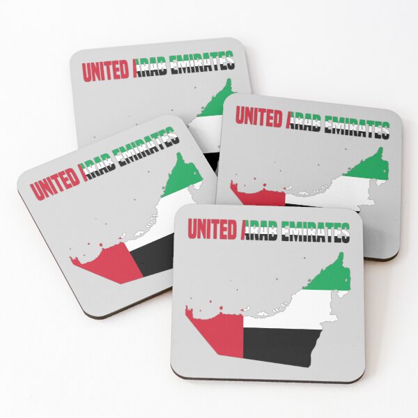 Item preview, UAE Flag Map - Proud Emirati Heritage designed and sold by mashmosh.