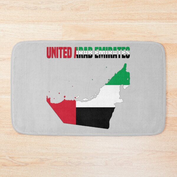 Item preview, UAE Flag Map - Proud Emirati Heritage designed and sold by mashmosh.