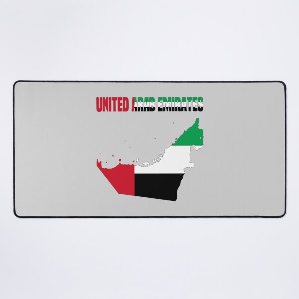Item preview, UAE Flag Map - Proud Emirati Heritage designed and sold by mashmosh.