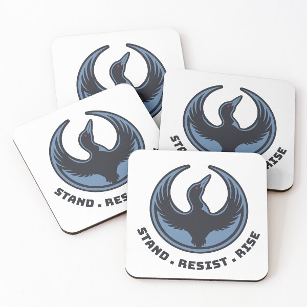 Item preview, Stand. Resist. Rise.  Rebel Loon Emblem designed and sold by Chughtai's Art.