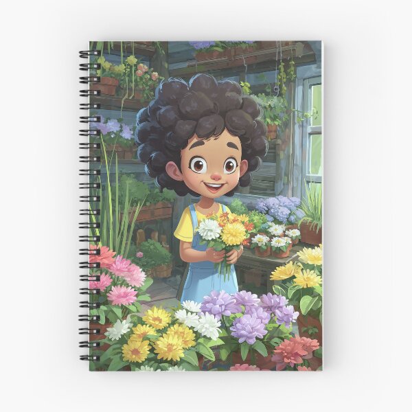 Item preview, Girl Arranging Flowers in Greenhouse designed and sold by Piotrek0001.