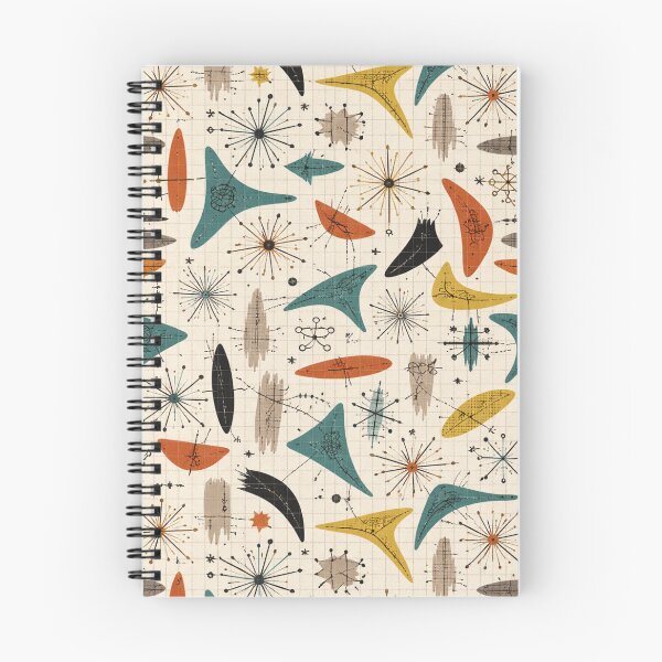 Item preview, 1950s Atomic Mid-Century Modern Seamless Pattern (AI Generated) designed and sold by Cleora Art .