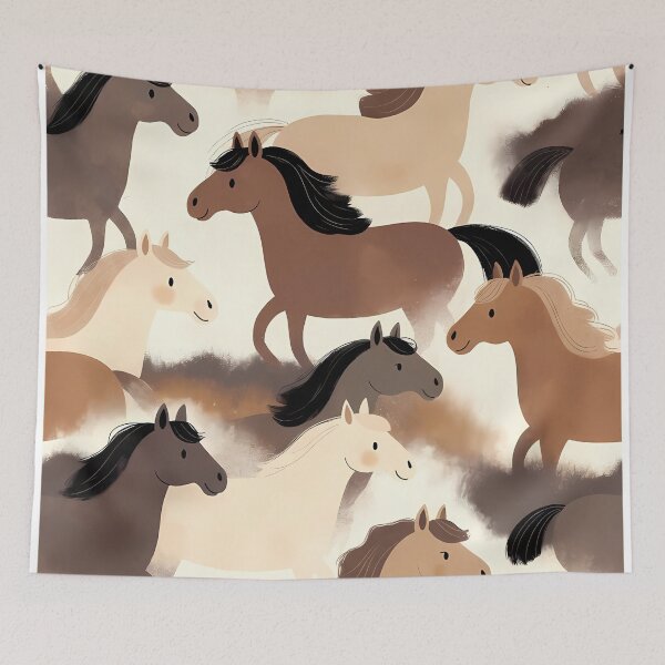 Item preview, Abstract Horses Seamless Pattern (image size 7840x11680) designed and sold by Digital-Davinci.