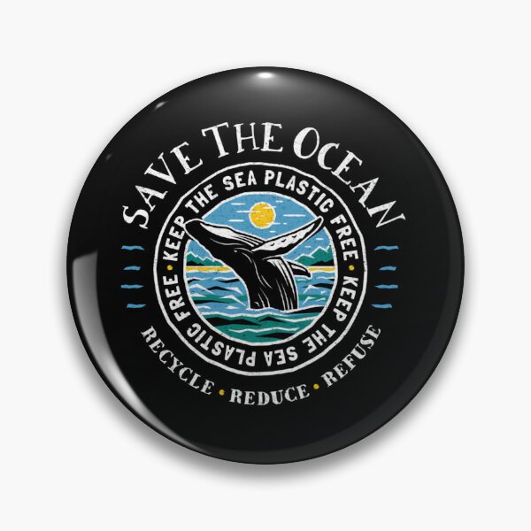 Item preview, Save The Ocean Keep The Sea Plastic Free Humpback  designed and sold by RogueVibeZ.