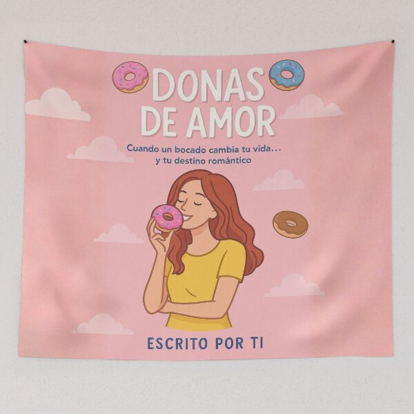 Item preview, Sweet Romance Notebook – Donuts with a Destination designed and sold by Anomaly 404 Error.