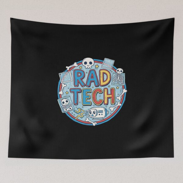 Item preview, Cute Rad Tech Radiology Doodle Art - Radiography Student & X-Ray Gift designed and sold by MyProfessionaltees.