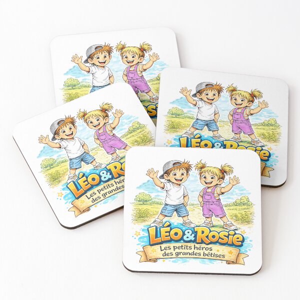 Item preview, Leo & Rosie – The little heroes of big mischief | Cheerful and colorful illustration designed and sold by chromyral-creations.