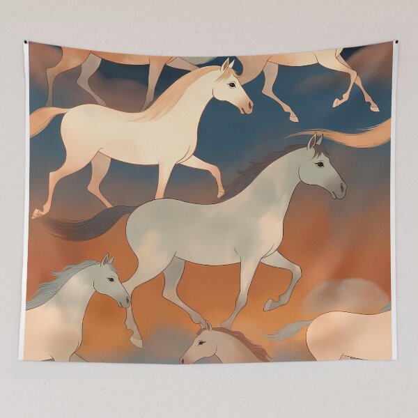 Item preview, Abstract Horses Seamless Pattern (image size 7840x11680) designed and sold by Digital-Davinci.