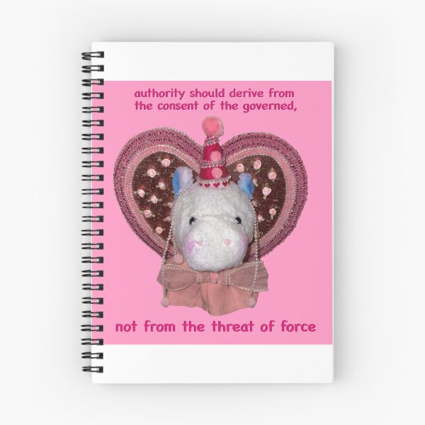 Item preview, authority should derive from the consent of the governed pretty pony plushidermy quote designed and sold by KatieD-Designs.