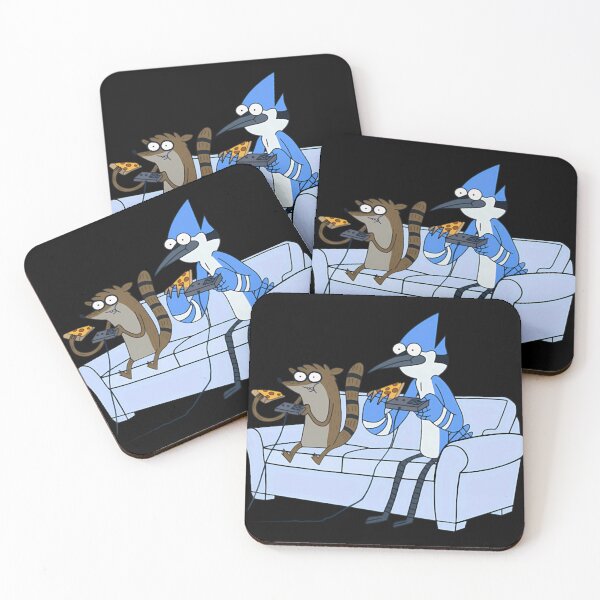 Item preview, Mordecai And Rigby Pizza And Video Games  designed and sold by RxMagicc.