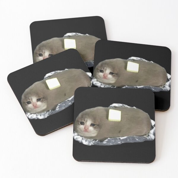 Item preview, Sad Potato Cat With Butter designed and sold by RxMagicc.