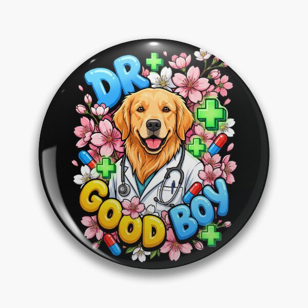 Item preview, Golden Retriever Doctor Flower Japanese Medical  designed and sold by Tong4130.