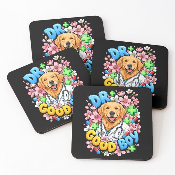 Item preview, Golden Retriever Doctor Flower Japanese Medical  designed and sold by Tong4130.