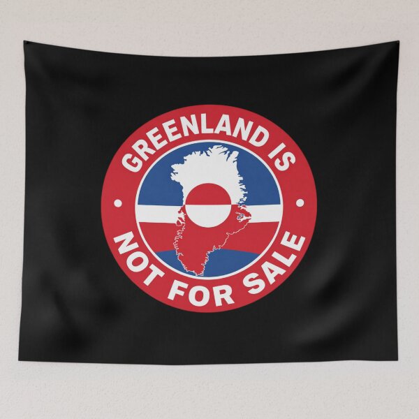 Item preview, Greenland Is Not For Sale Logo designed and sold by Custom Crest.