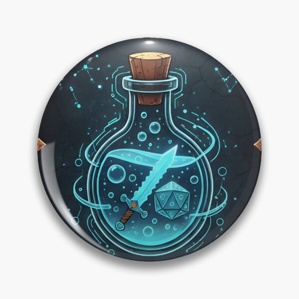 Item preview, Potion of the Gamemaster - Vintage RPG Alchemy Label designed and sold by ArtCrafter13.