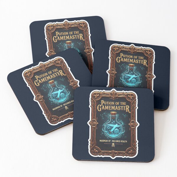 Item preview, Potion of the Gamemaster - Vintage RPG Alchemy Label designed and sold by ArtCrafter13.