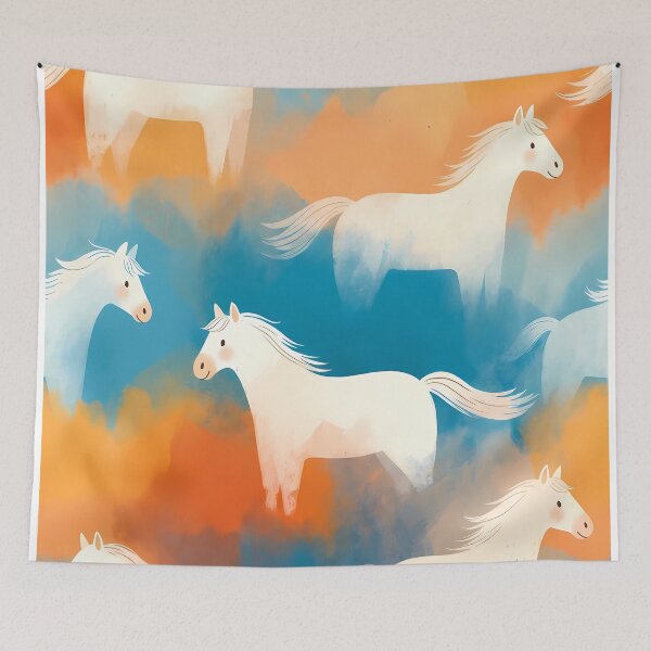 Item preview, Abstract Horses Seamless Pattern (image size 7840x11680) designed and sold by Digital-Davinci.