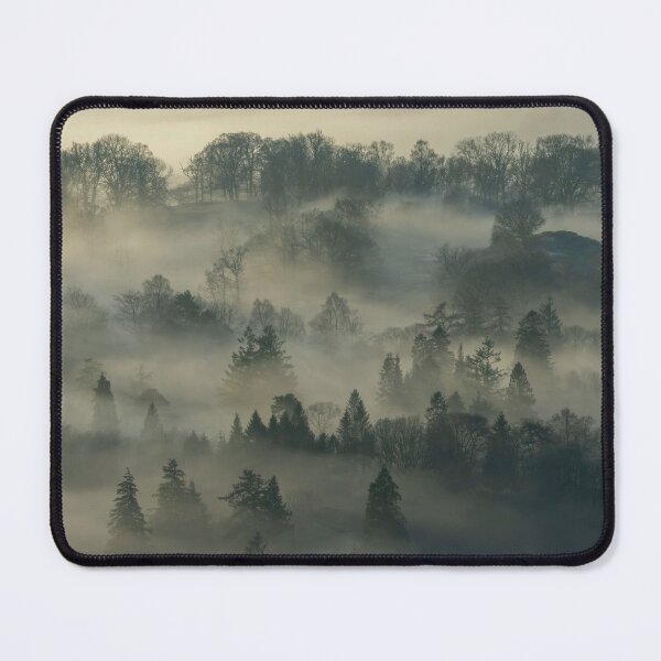 Item preview, Mysterious forest in the fog – Mystical tree landscape photography designed and sold by Mauswohn.