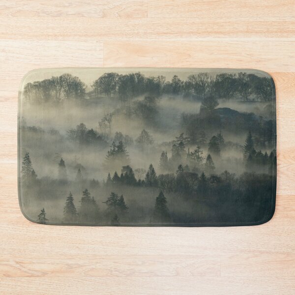 Item preview, Mysterious forest in the fog – Mystical tree landscape photography designed and sold by Mauswohn.