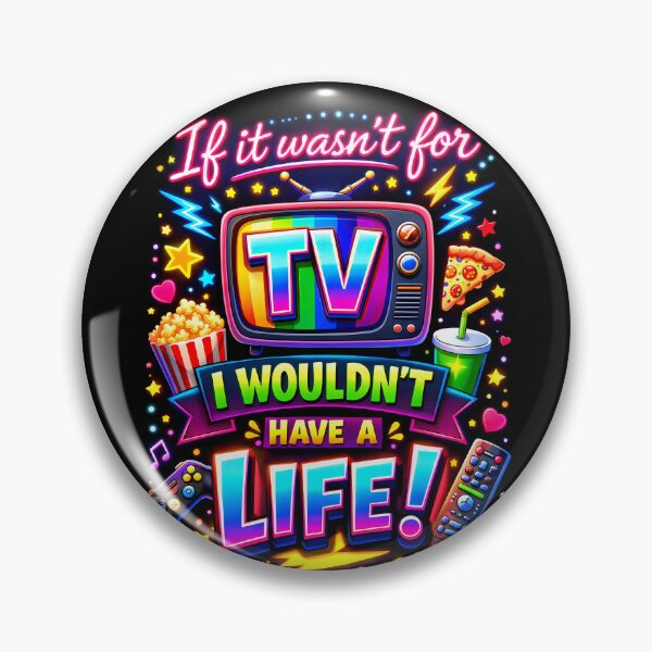 Item preview, Television Addict designed and sold by MarkColeImaging.